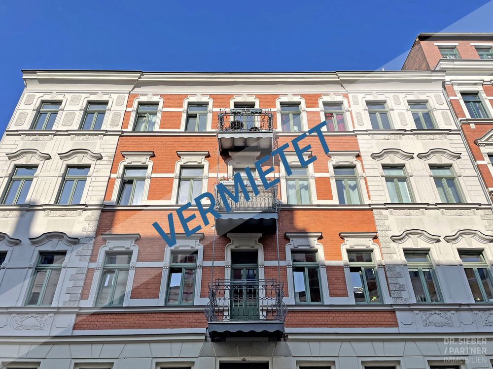 Leipzig - Wunderschöne und hochwertig sanierte 2RW mit Balkon, Tageslichtbad und EBK
